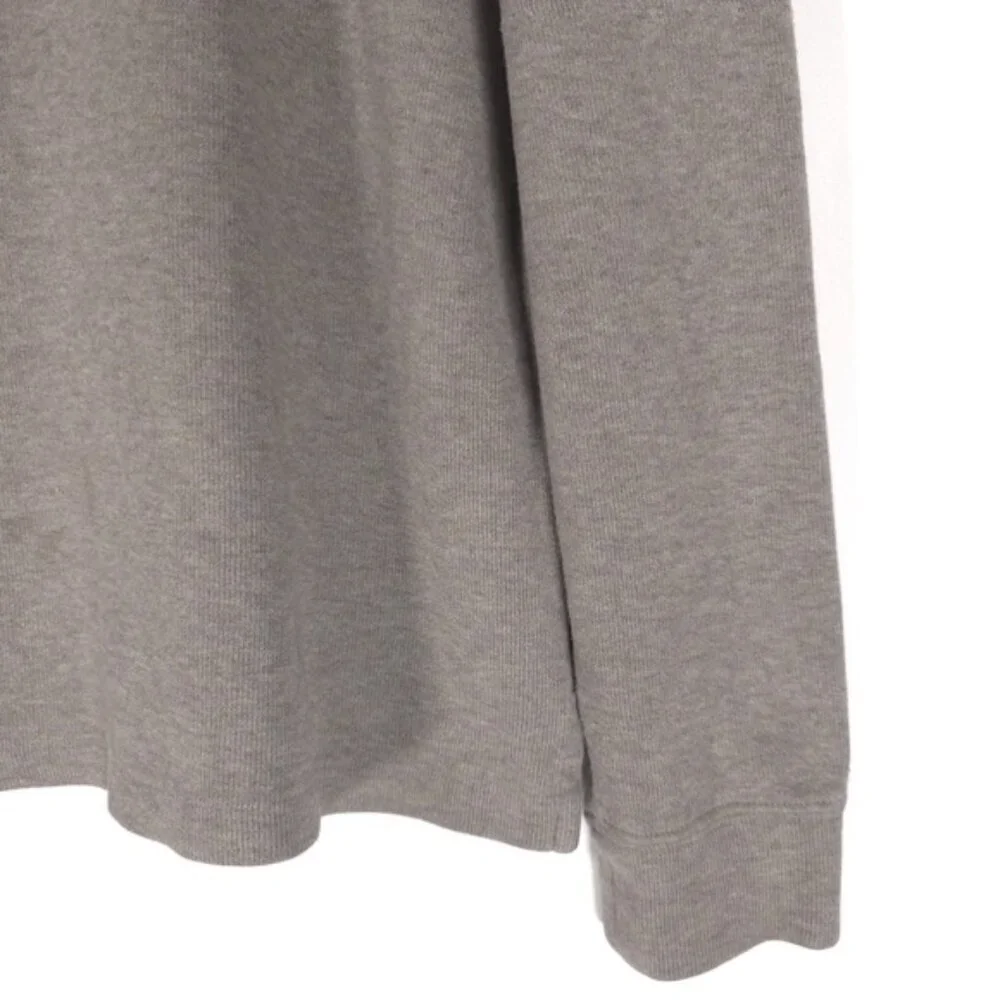 POLO RALPH LAUREN Men’s 1/4 Zip Pullover Sweater Gray‎ 100% Cotton Size XL